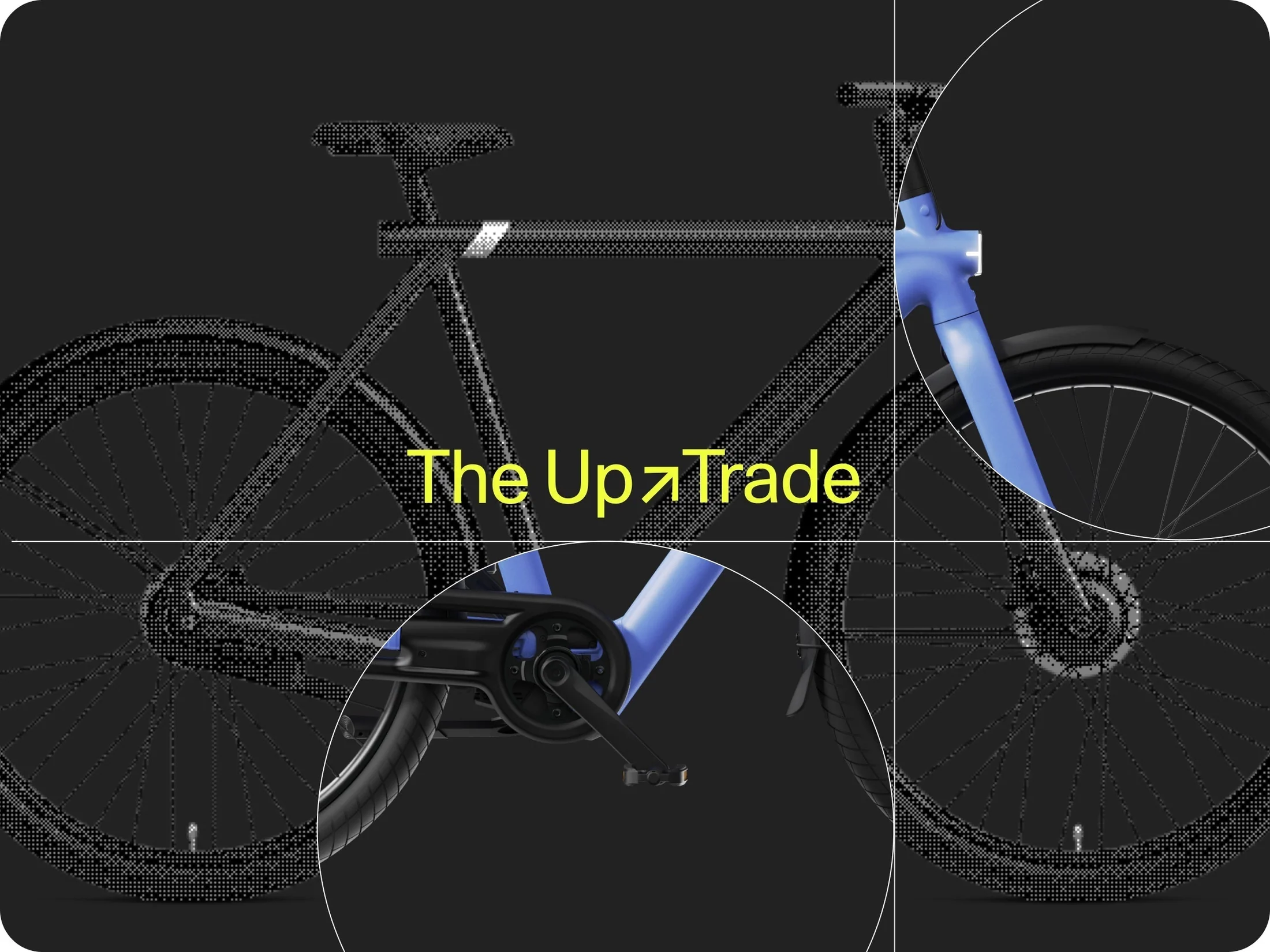 The Up-Trade — campagnebeeld van VanMoof met een S3 en de nieuwe generatie